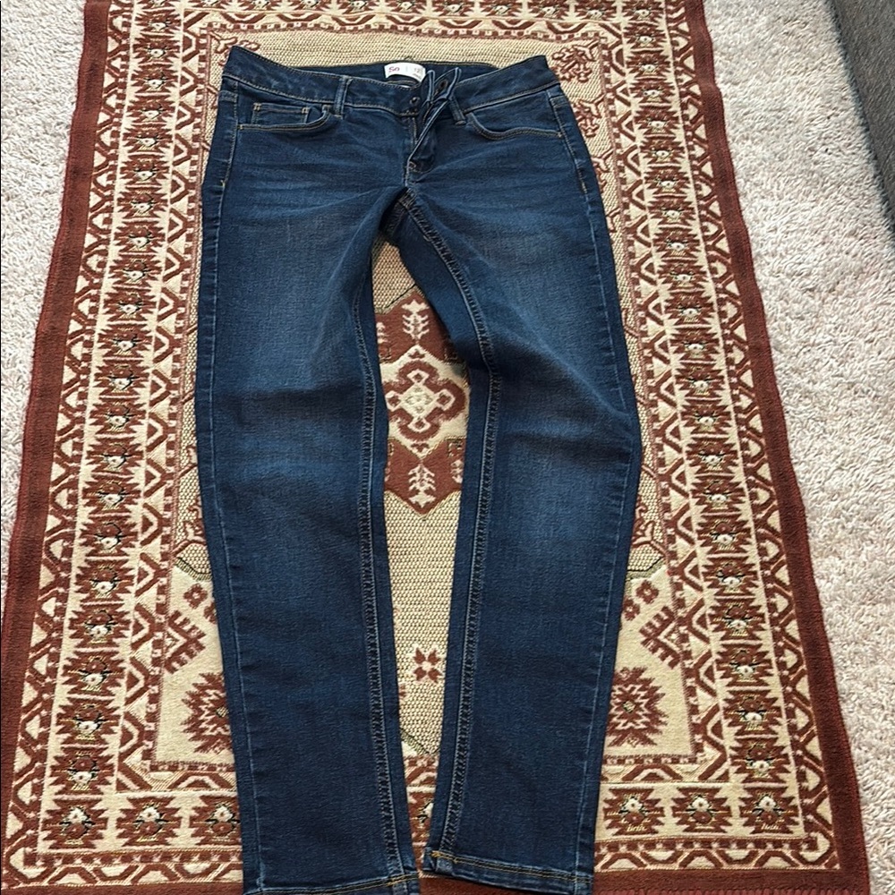 SO Girls Dark Blue Skinny Jeans